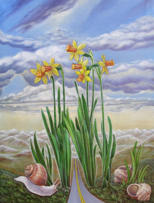 acrylic, casein, and oil on canvas, 40x30 cm, 2004