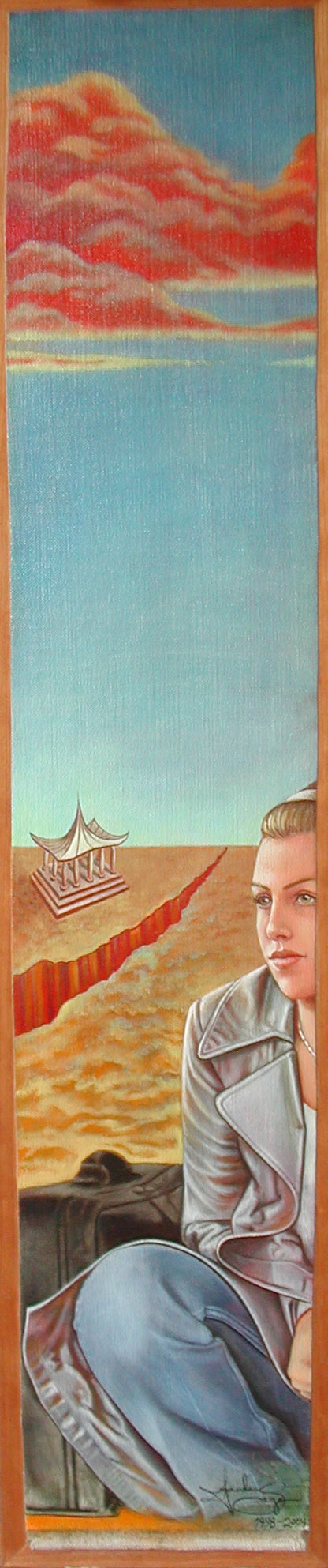 egg tempera and oil on canvas, 110x20 cm, 2004
