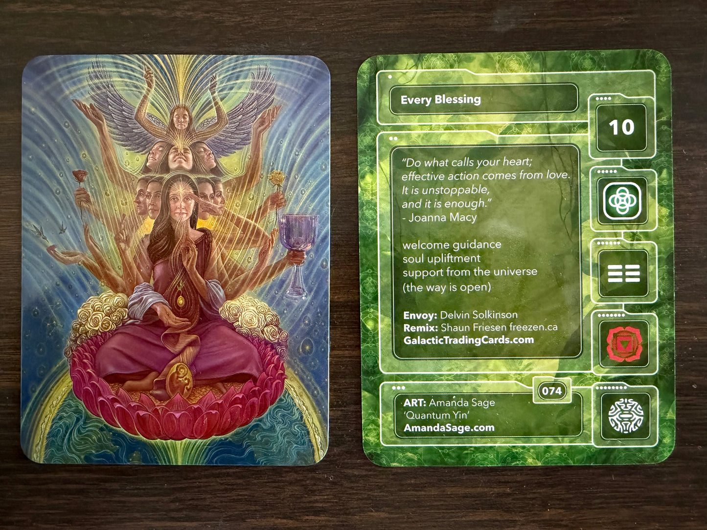 Galactic Trading Card Capstone Deck