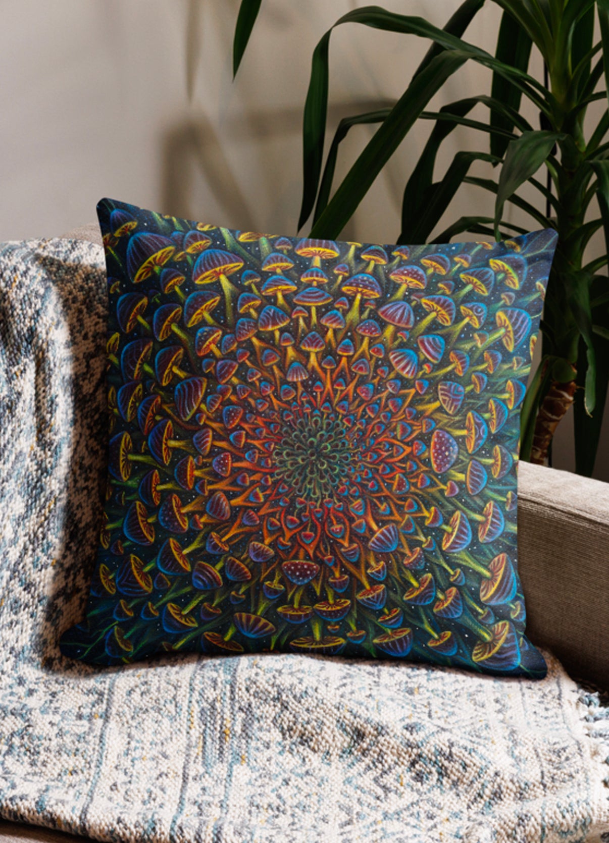 Mushroom Bloom Pillow