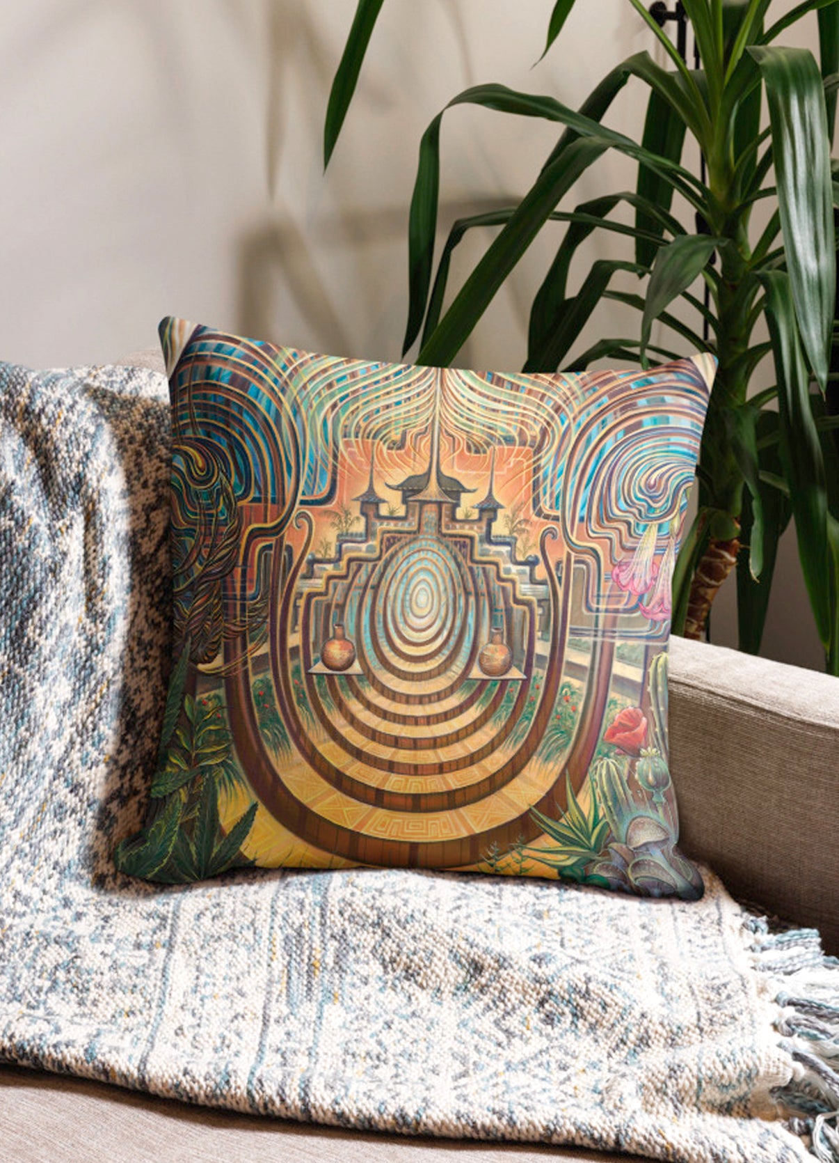 Sacred Garden Pillow