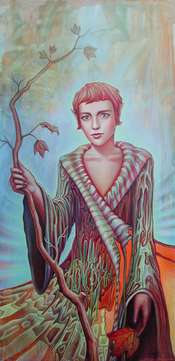 acrylic and oil on canvas, 120x60 cm, 2003