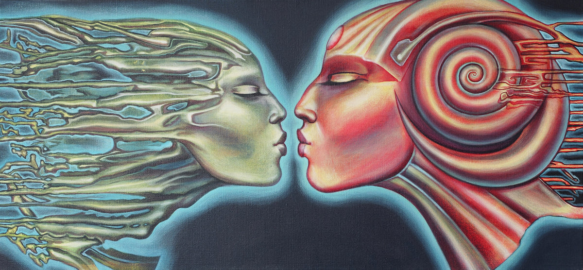 acrylic and oil on canvas, 30x60 cm, 2002