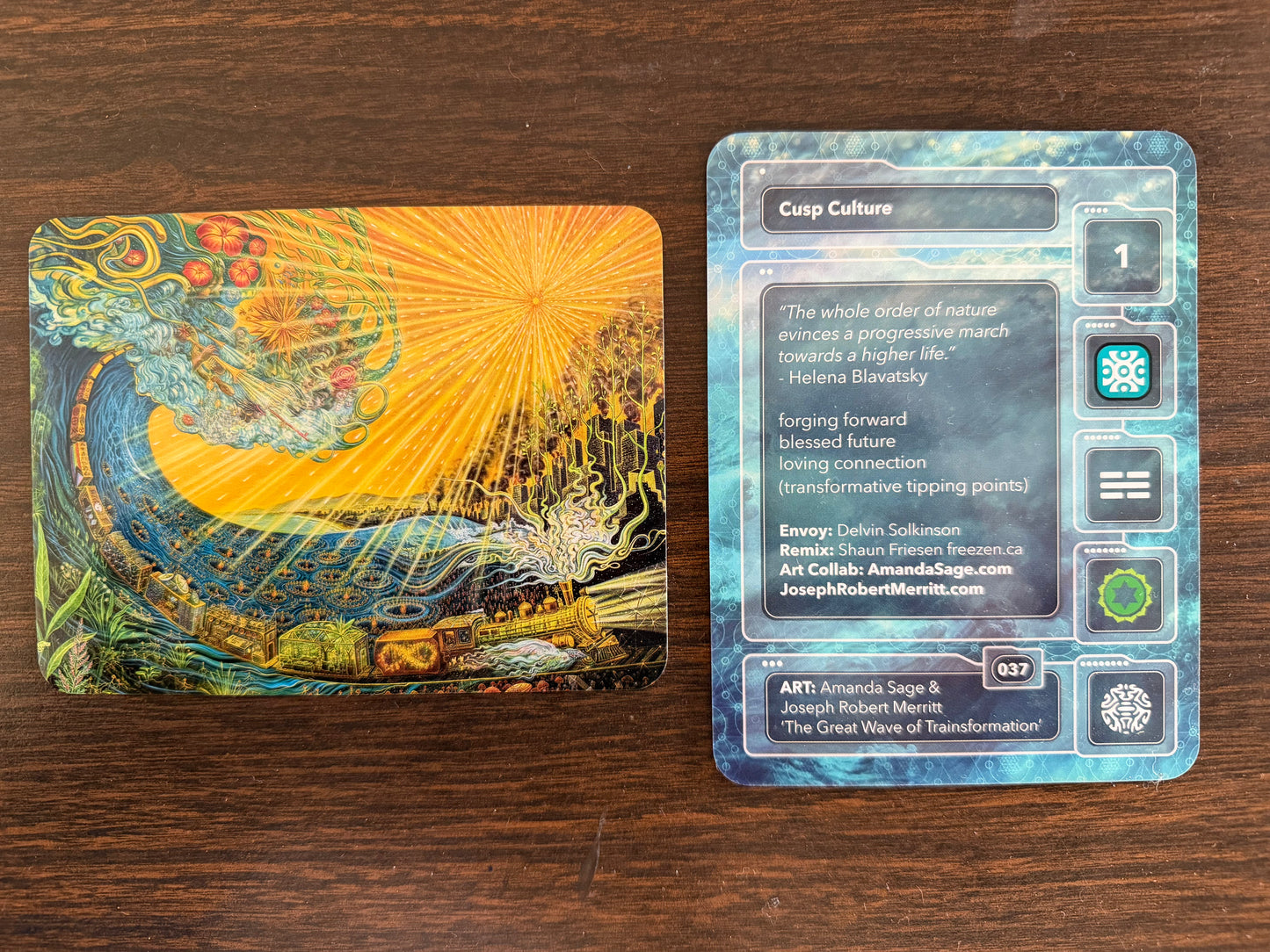 Galactic Trading Card Capstone Deck