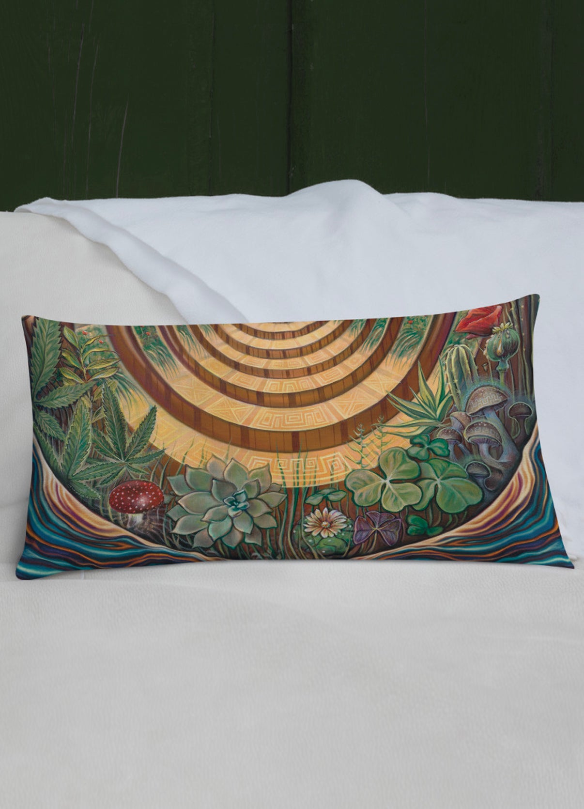 Sacred Plants Pillow