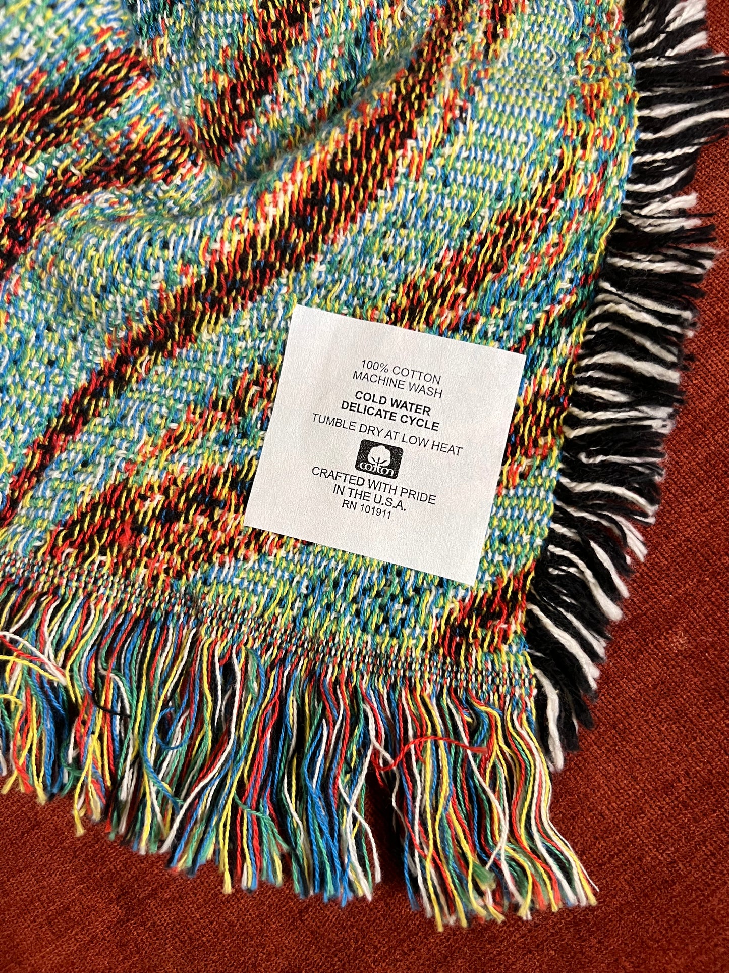 Sacred Garden Woven Blanket