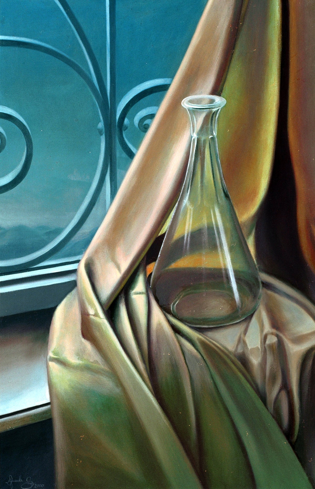 egg tempera and oil on wood, 60x40 cm, 2000