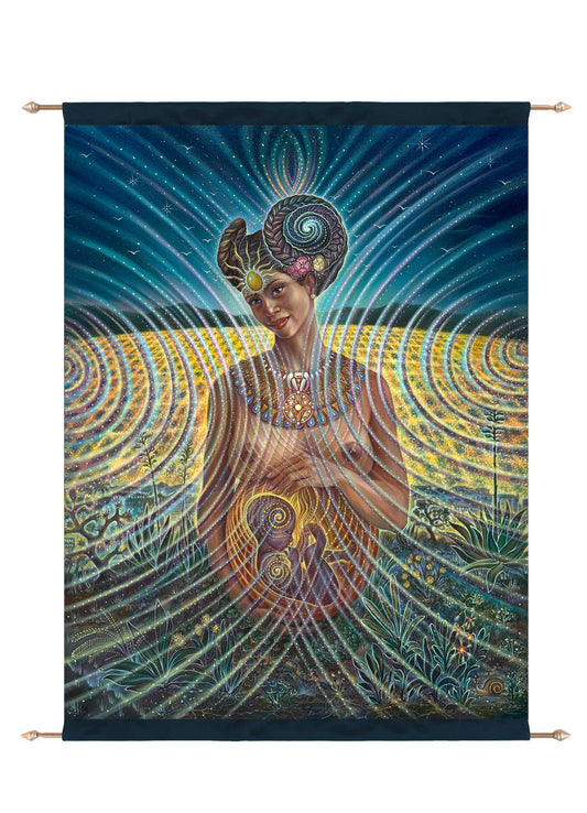 Golden Eternity Tapestry