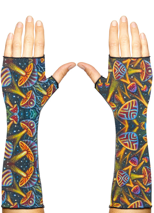 Mushroom Bloom Organic Cotton Gloves - 3