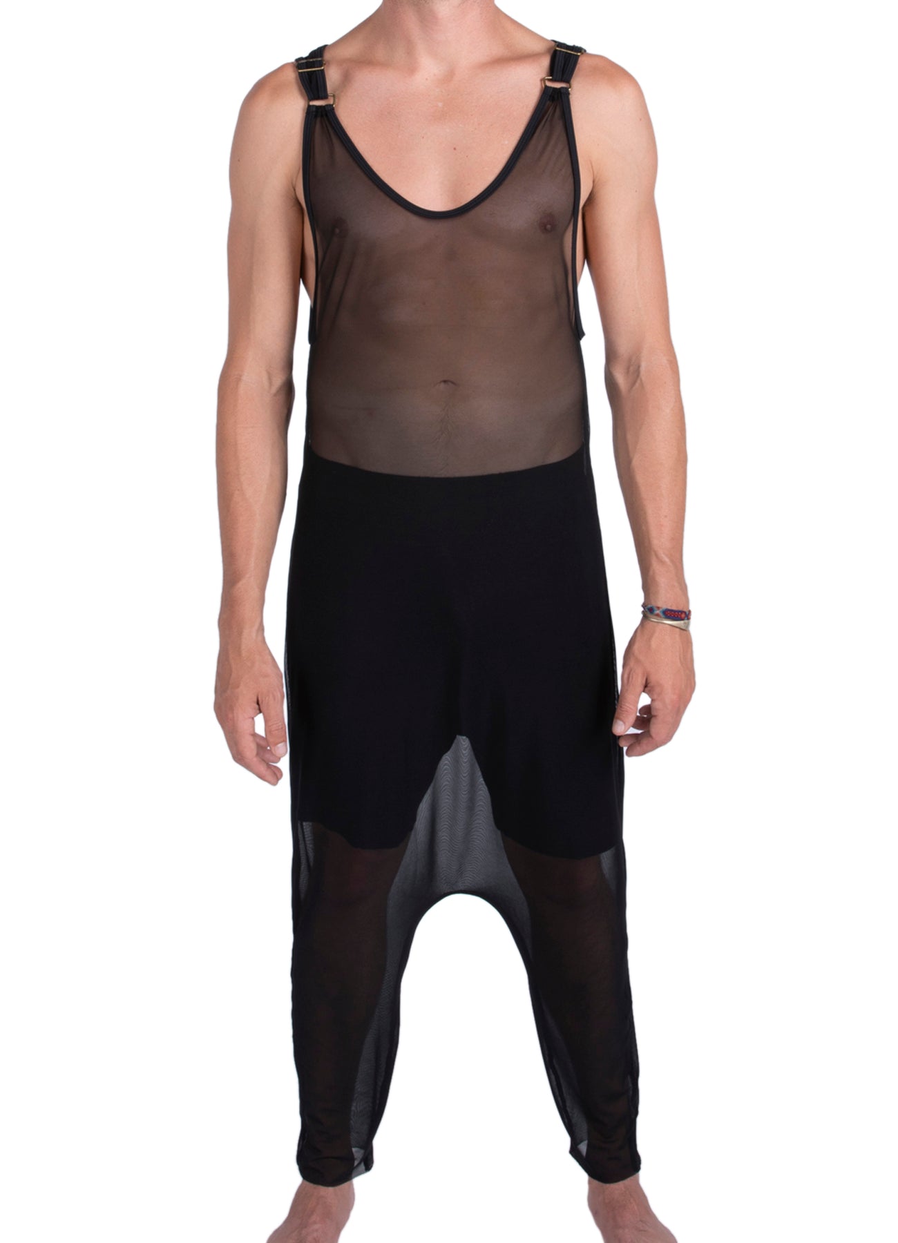 Black Mesh Onesie