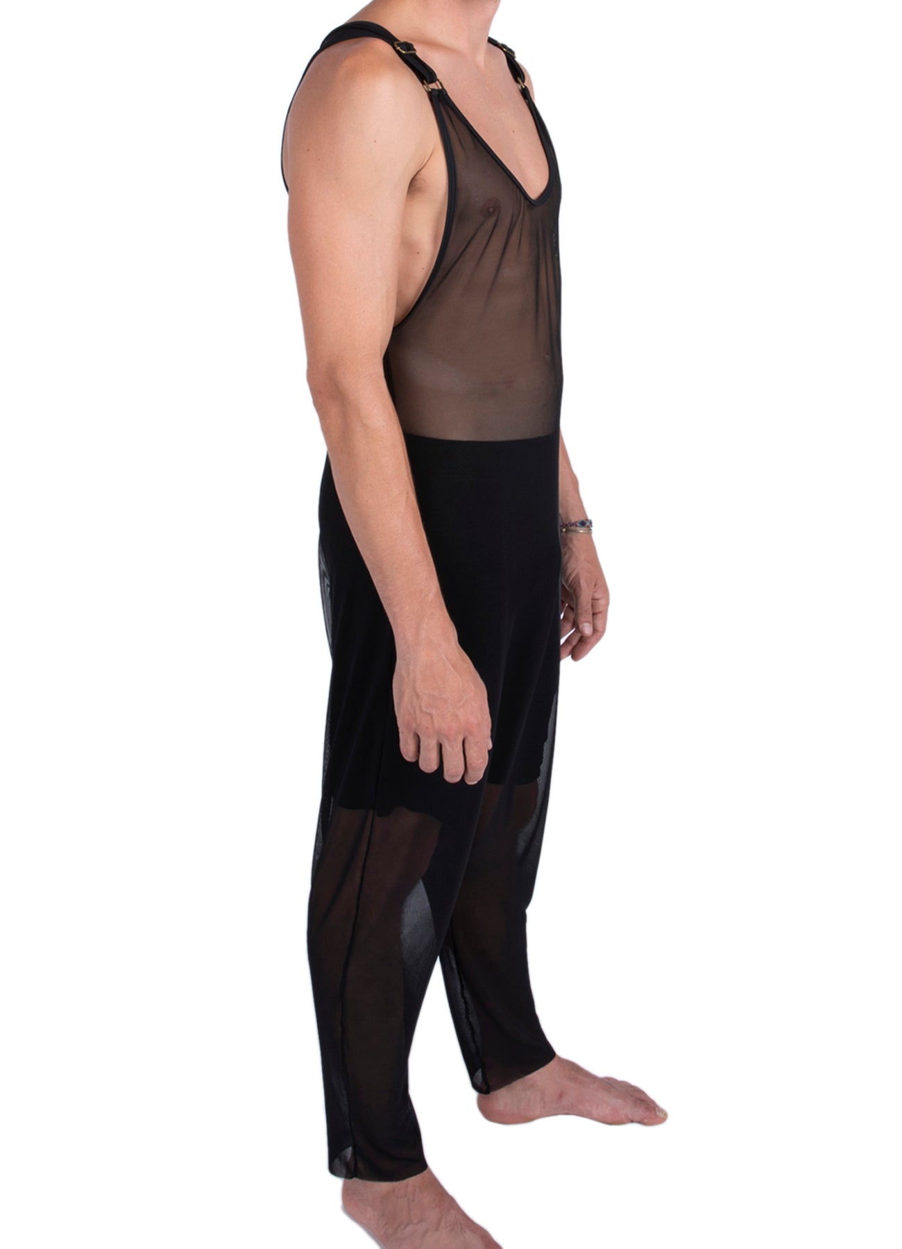 Black Mesh Onesie