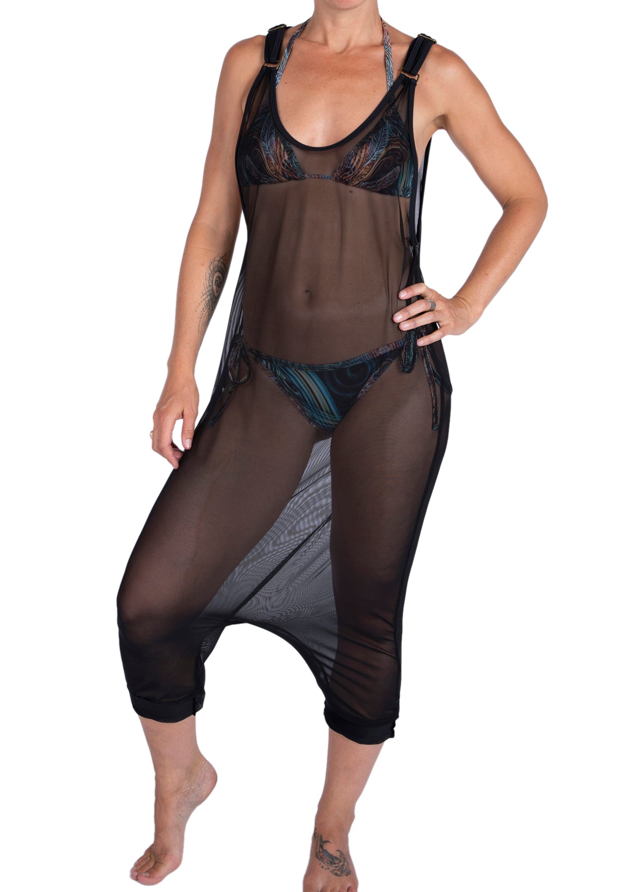 Black Mesh Onesie