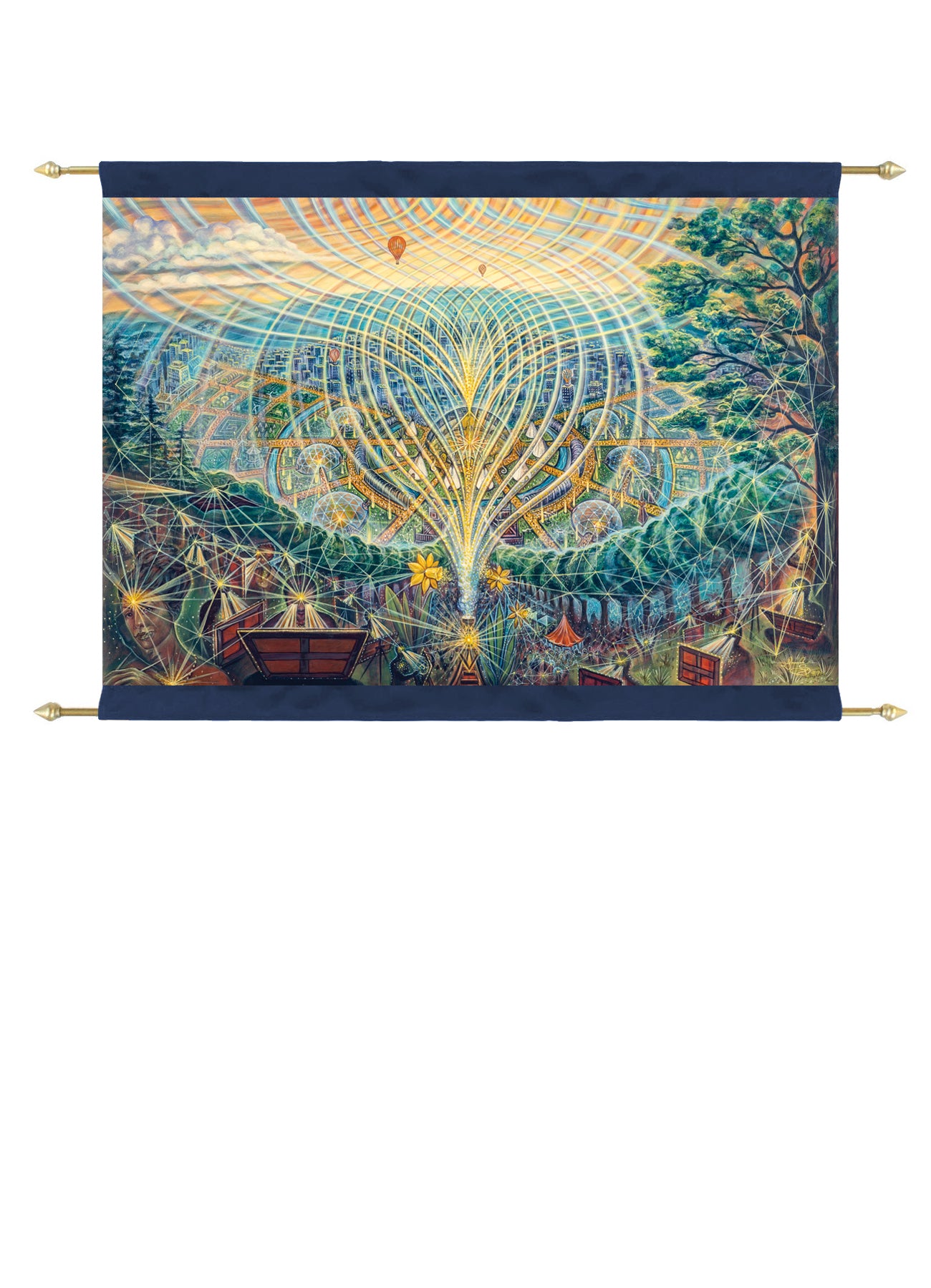 Vision Train Tapestry